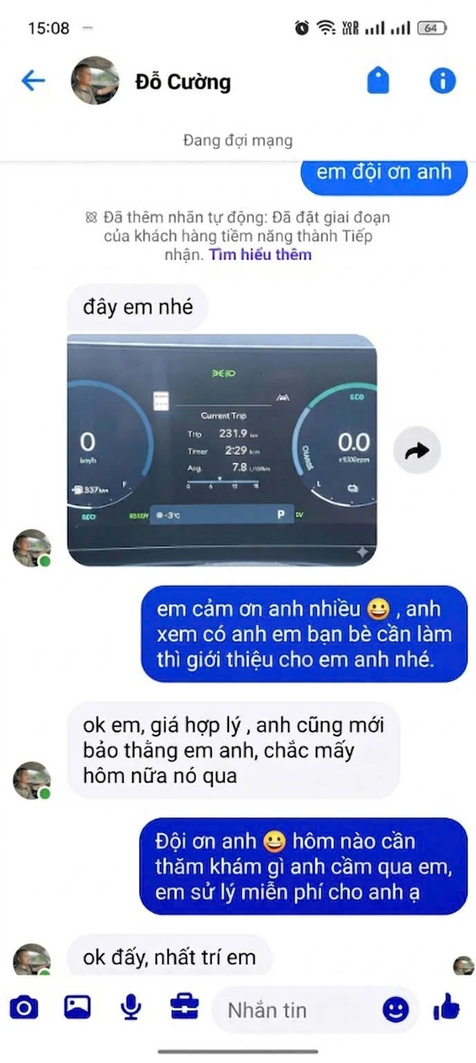 Phản hồi khách hàng Boss Car